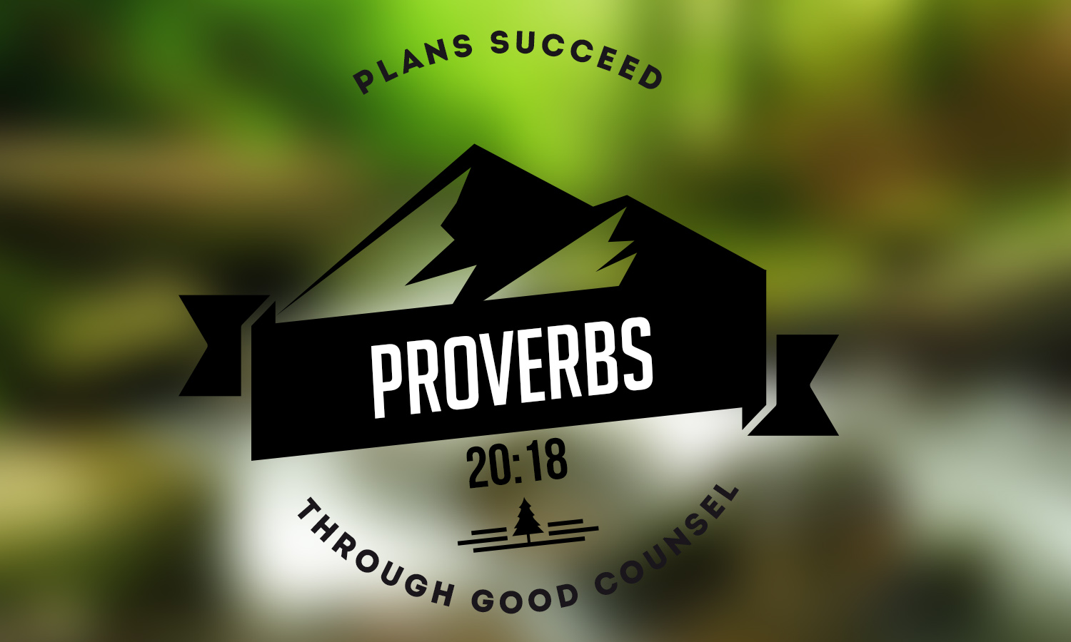 Proverbs 20:18

Plans succeed through good counsel.