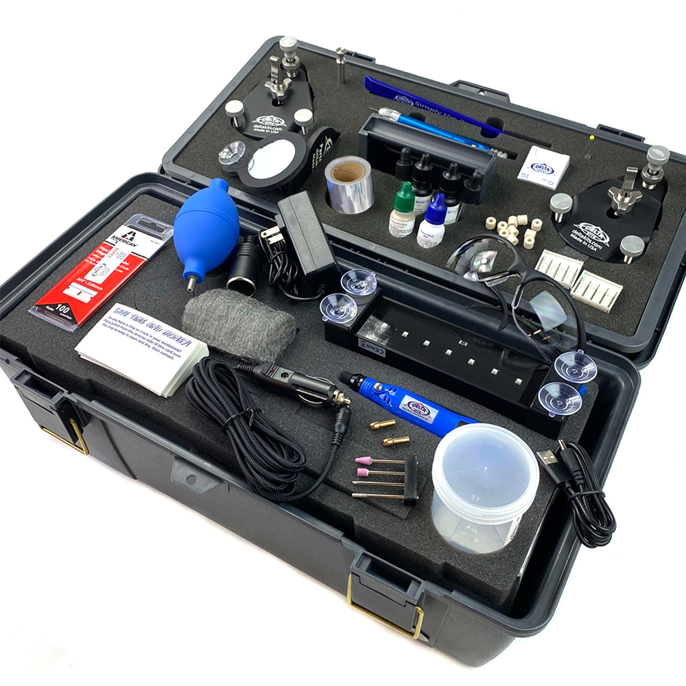 Professional Auto Glass Pro Windshield Rock Chip Repair Kit Delta Kits