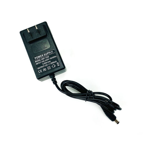 Power Adapter Replacement 4' Cord - 100v - 240v AC - 12volt DC - Image 3