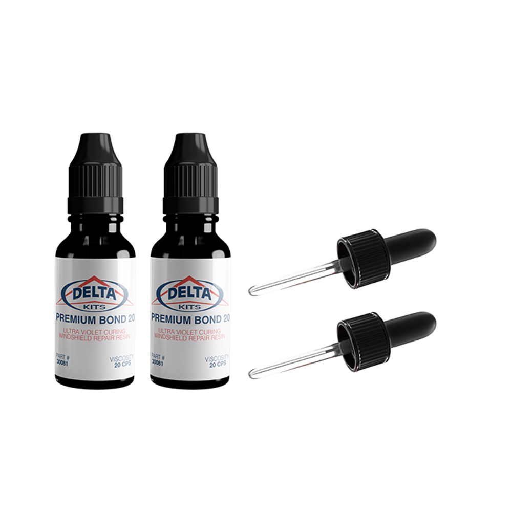 Premium Bond 20 Low Viscosity Glass Repair Resin - Delta Kits