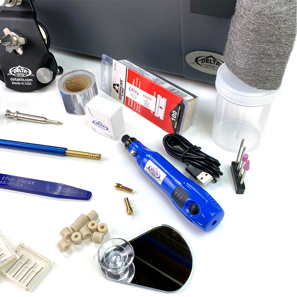 Mobile Windshield Repair Kit Fix Auto Glass Rock Chips- Delta Kits