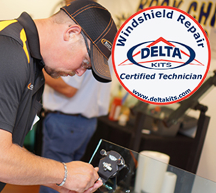 Delta Kits Certified Windshield Repair Technicians!