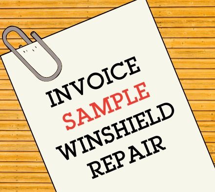 Invoice Sample Windshield Repair