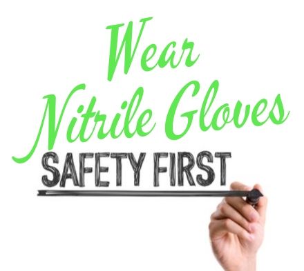 Safety Tip! Remember, Safety First! Always wear Nitrile gloves when repairing windshields or restoring headlights.